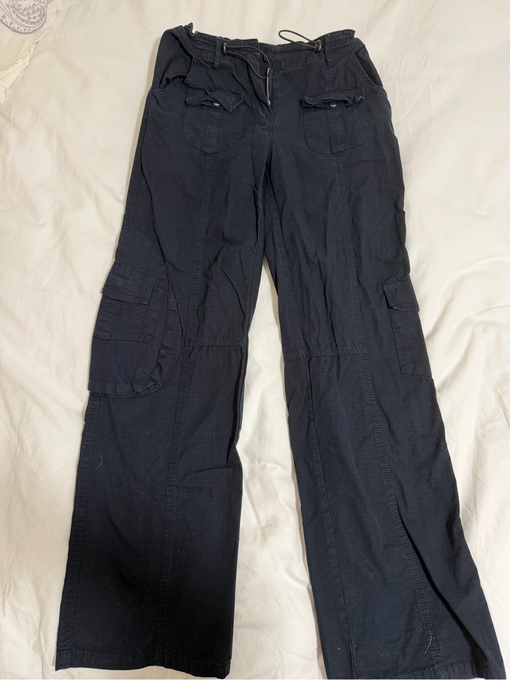 Brandy Melville Black Men's Cargo Trousers